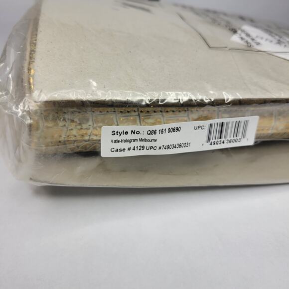 BRAHMIN Katie Hologram Melbourne Crossbody Purse Hologram Gold Iridescent NWT - Picture 16 of 16